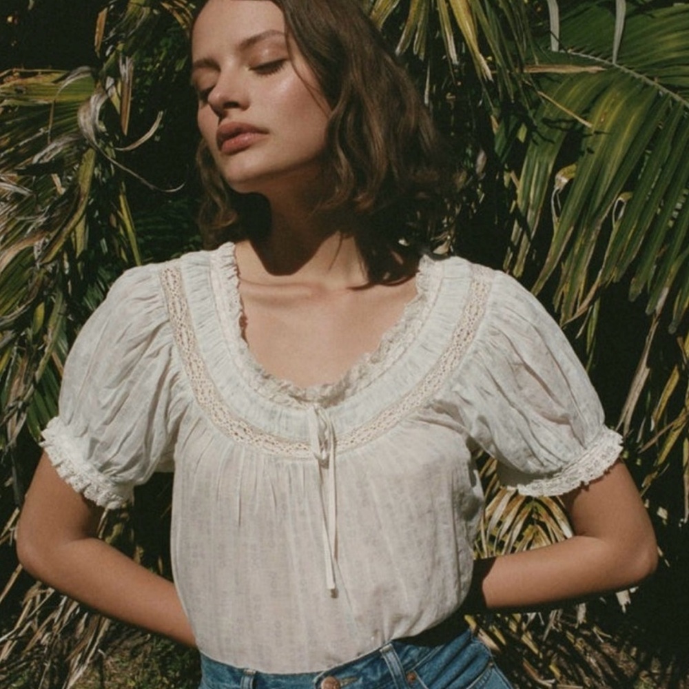 Doen Misty Blouse Adelaide Garden